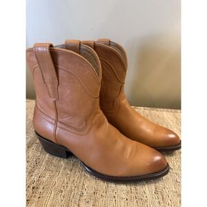 Tecovas 2002 The Penny Size 9B Boots Womens Leather Western Desert Calf Tan